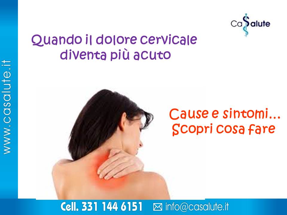 dolore cervicale - Studio medico Casa Salute Vizzini